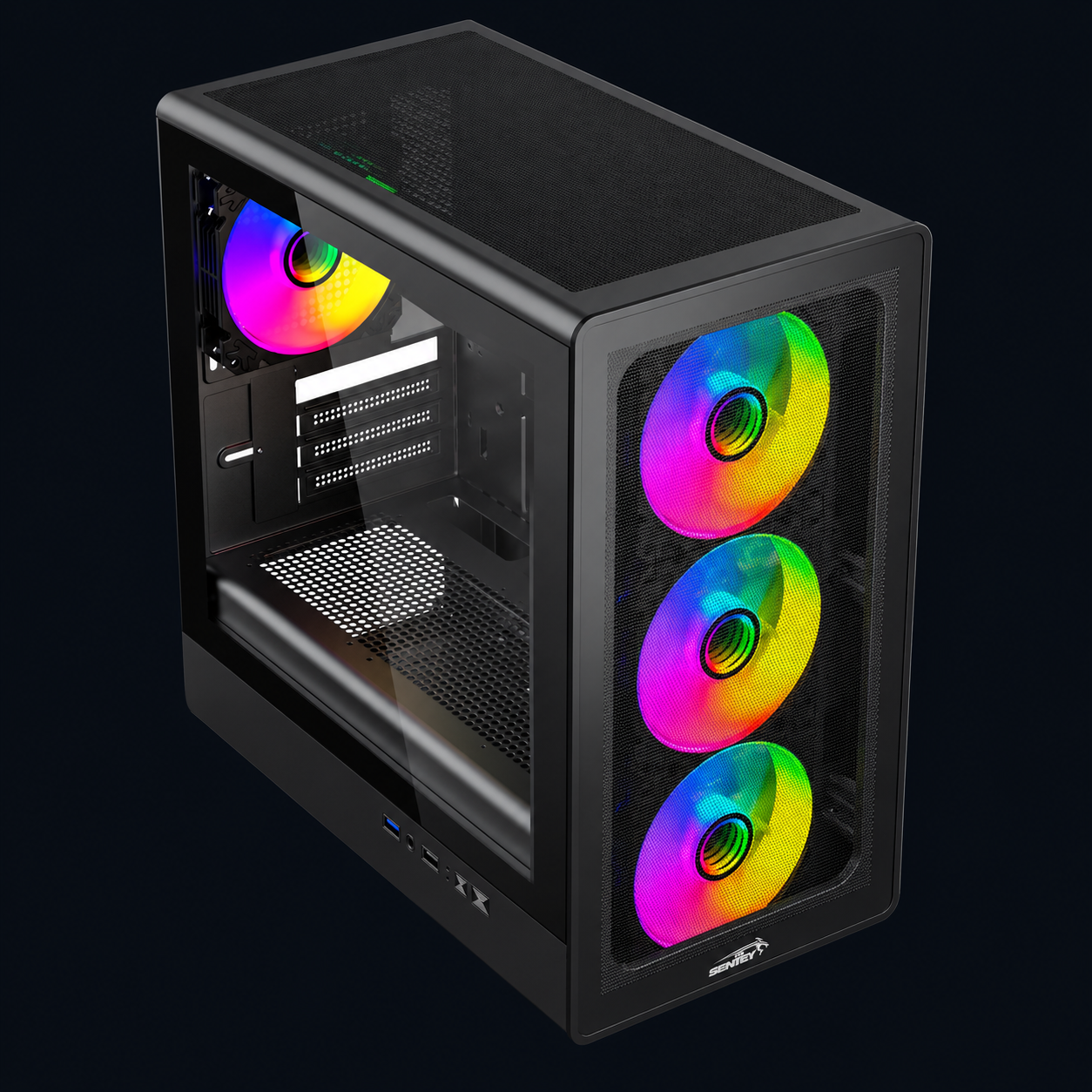 M25 Micro ATX ARGB Black